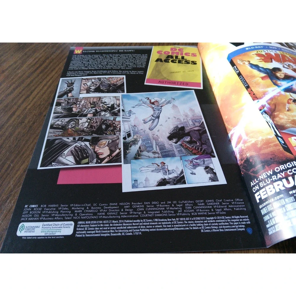 Animal Man #27 March 2014 DC Comics